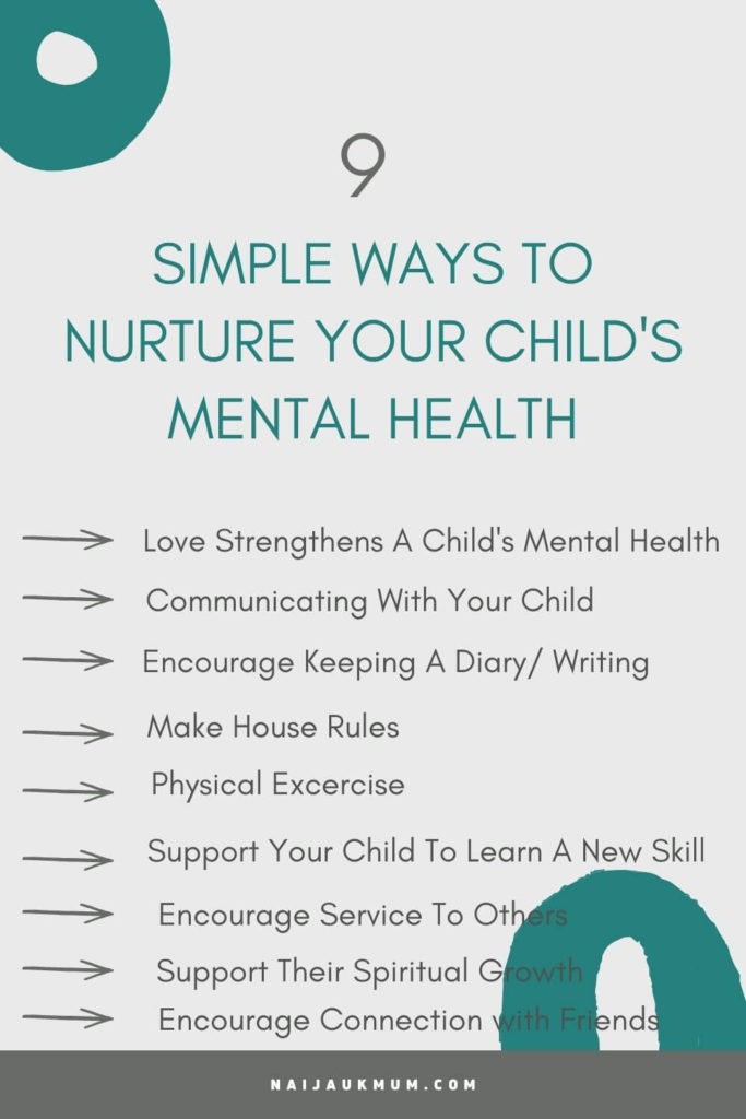 9 Practical Ways To Strengthen Your Child’s Mental Health - Naija UK Mum