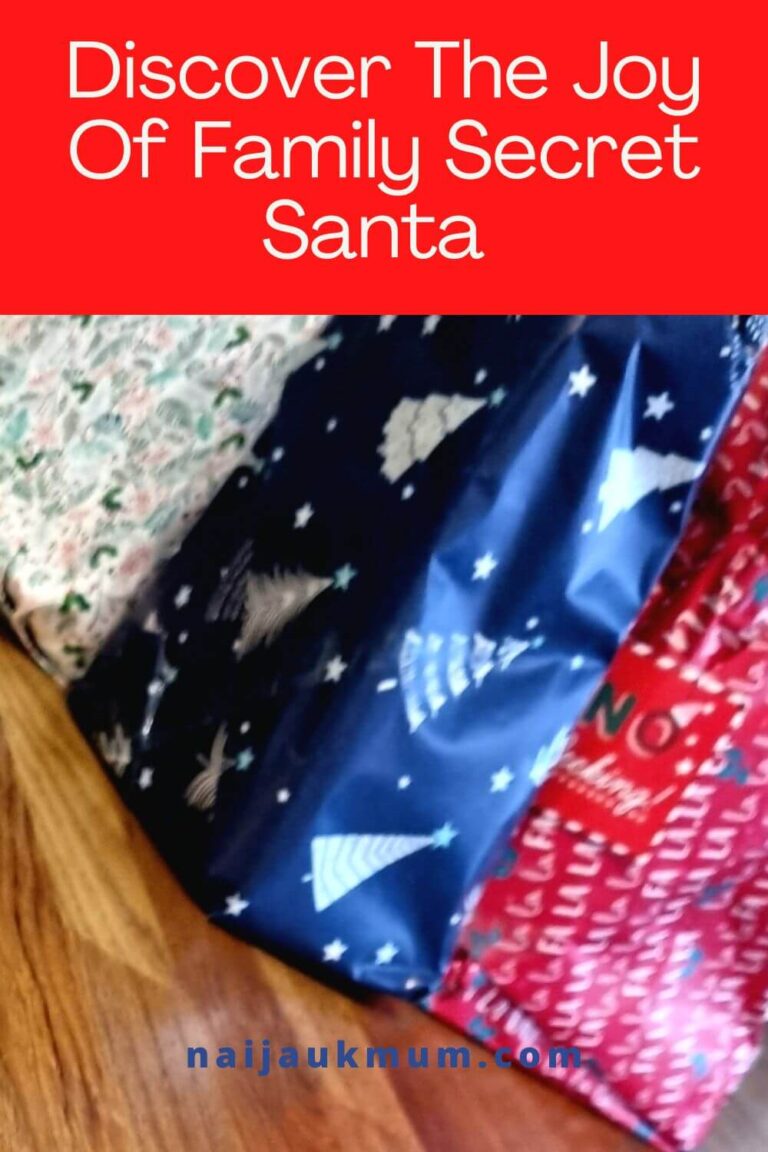 Presents wrapped for the family's secret santa.